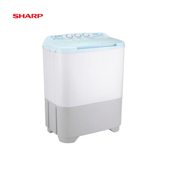 Sharp Mesin Cuci Twin Tube 8 KG - ES-T90MW BK